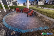 Glow in the dark paver patio