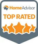 Top Rated - Home Advisor badge